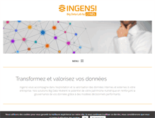 Tablet Screenshot of ingensi.com